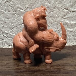 【スーパードンキーコングゴムフィギュア】ドンキーコング＋ランビ