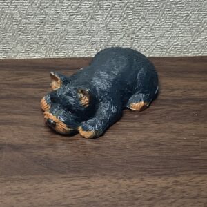 【動物置物】ヨークシャーテリア フィギュア インテリア用品約7cm