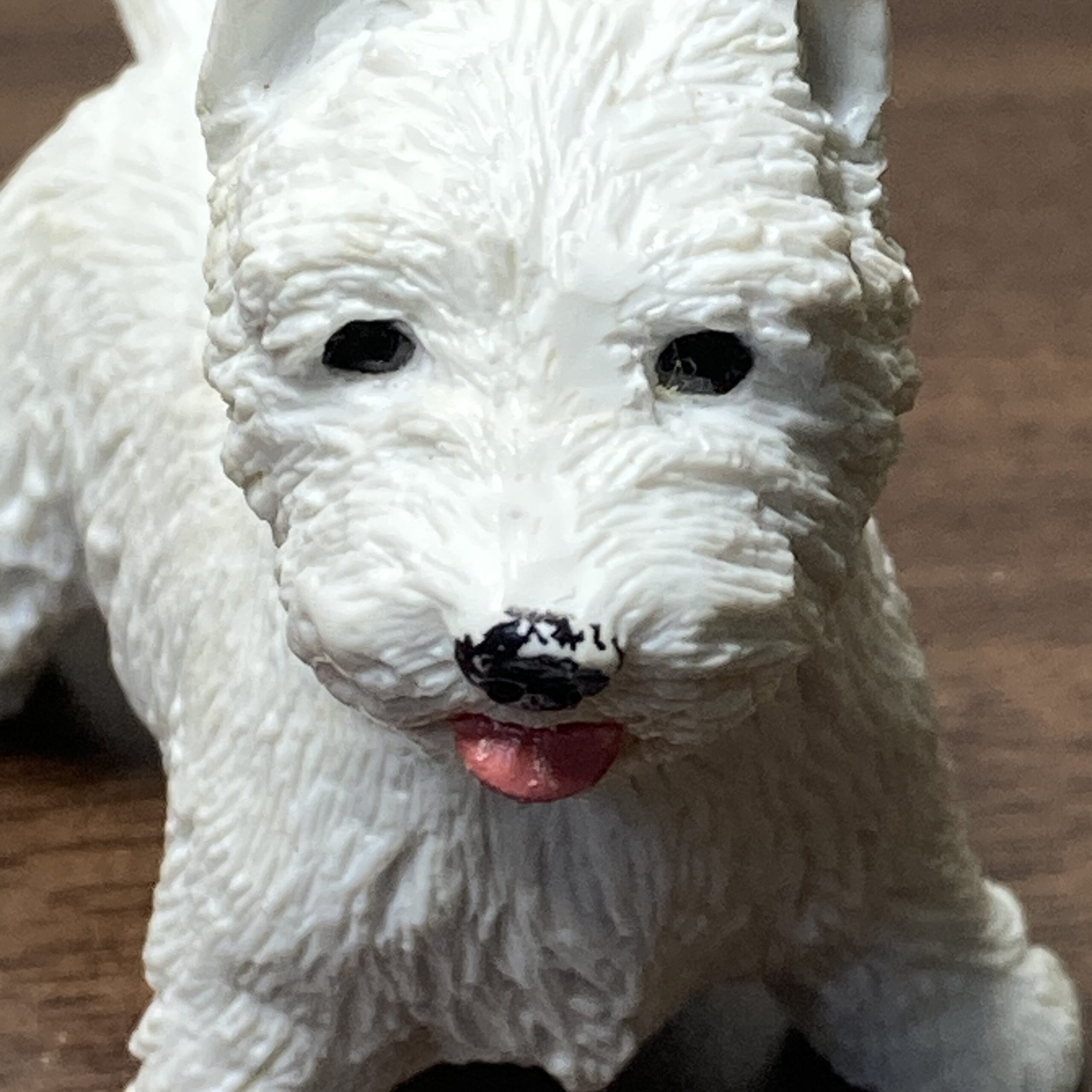 【動物置物】 ホワイトテリア フィギュア インテリア用品約7cm - 画像 (6)