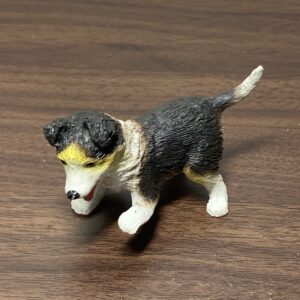 【動物置物】 ボーダーコリー フィギュア インテリア用品約8cm