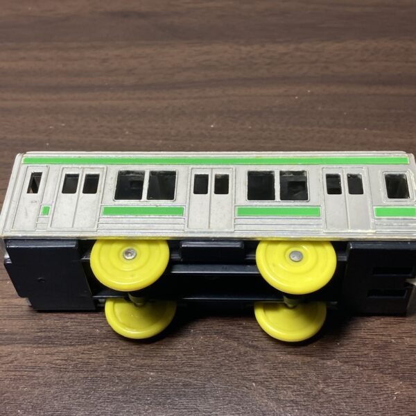 【廃盤レア プラレール】205系山手線 田窓銀メッキ 旧動力 後尾車 - 画像 (4)