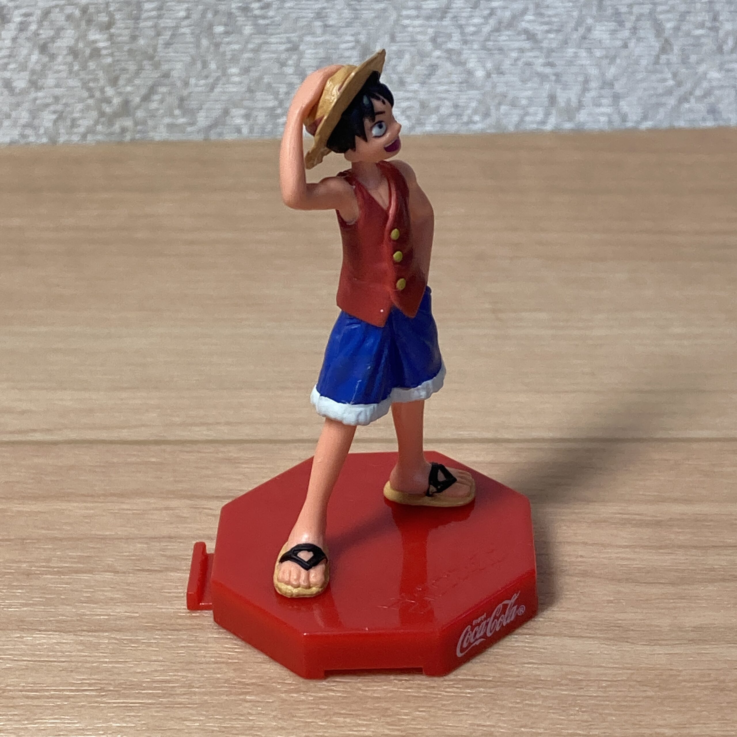 【ワンピースフィギュア】ルフィ コカ·コーラ×ジャンプコラボ【ジャンプフェスタ2005】h約6.5cm - 画像 (2)