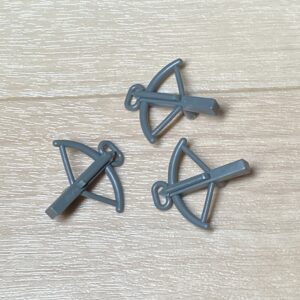 【LEGO正規品】ボウガン(クロスボウ)パーツ グレー×3