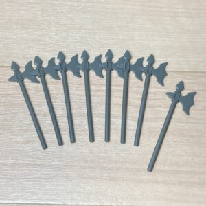 【LEGO正規品】長斧(ハルバード)パーツグレー×8