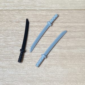 【LEGO正規品】武器パーツ(刀)グレー×2 ブラック×1