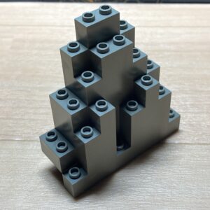 【LEGO正規品】ロックパネル 3x8x7 三角形パーツ（6083）②