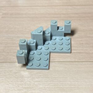 【LEGO正規品】城壁パーツ 6072×1 ライトグレー