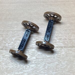 【LEGO互換品】デュプロ ワゴンホイール（2926）ブラウン×2