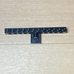 【LEGO正規品】テクニックパーツ(2730)1x12+2x2プレート ブラックそれぞれ1個