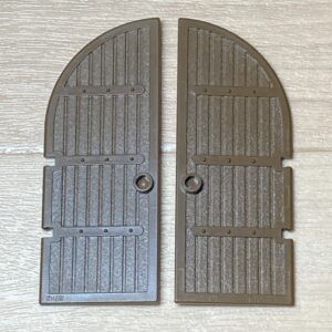 【LEGO正規品】ドアパーツ(6105)アーチ状城壁ドア ブラウン×1組