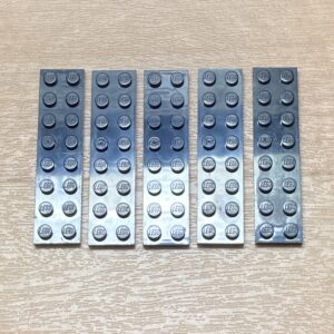 【LEGO正規品】 プレート2×8 ブラック×5