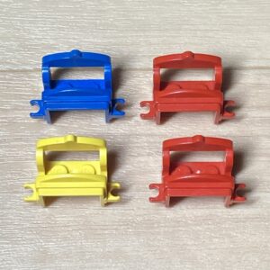 【LEGO正規品】馬 サドルパーツ（4491） レッド×2 イエロー×1 ブルー×1