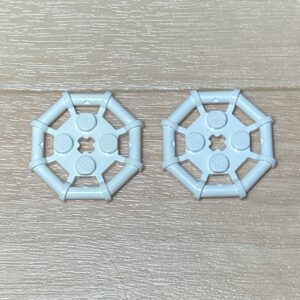 【LEGO正規品】プレート2x2 バーフレーム タイプ2(30033)ホワイト×2