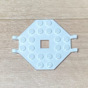 【LEGO正規品】八角系プレート ホワイト×1