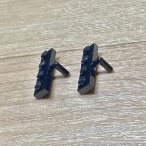 【LEGO正規品】プレート1x4 ダウンアーム(30043)ブラック×2