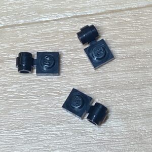 【LEGO正規品】プレート 1x1 ライトアタッチメントブラック×3