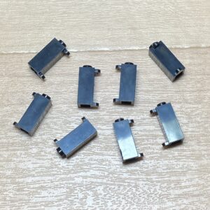 【LEGO正規品】ブロック1×2側面スタッド付き(11211)ブラック×8