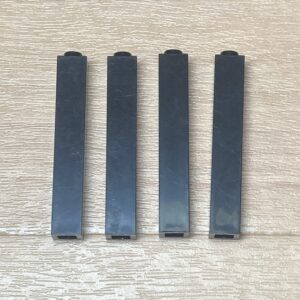 【LEGO正規品】ブロック1x1x5ブラック×4