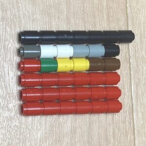 【LEGO正規品】丸パーツ1×1色さまざまセット37個