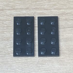 【LEGO正規品】2×4プレート（3020）ブラック×2