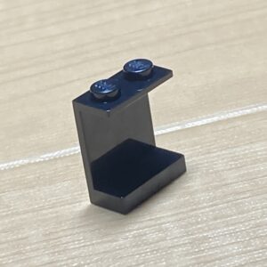 【LEGO正規品】パネル1x2x2サイドサポートなし中空スタッド(4864)ブラック×1
