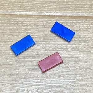 【LEGO正規品】レゴ1x2タイル部品(3069)ブルー×2 レッド×1