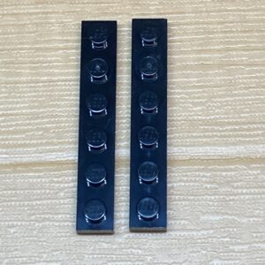 【LEGO正規品】1×6プレート ブラック×2