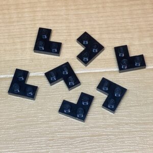 【LEGO正規品】プレートコーナー2x2ブラック×7