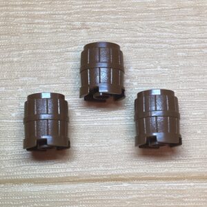 【LEGO正規品】バレル2x2x2（2489)ブラウン×3 樽パーツ