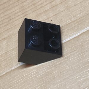 【LEGO正規品】 2x2 45インチ 逆スロープ　ブラック×1