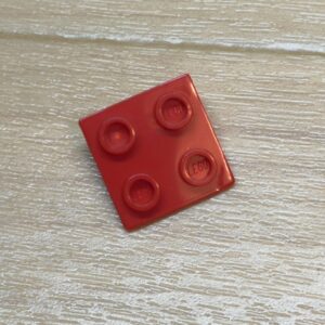【LEGO正規品】ヒンジ トップ2x2(6134)レッド×1