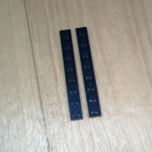 【LEGO正規品】1×8プレート ブラック×2
