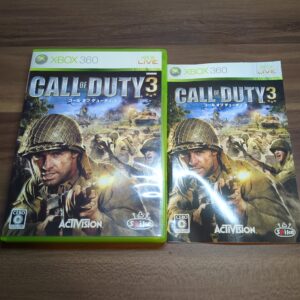 Xbox360【コールオブデューティ3】箱付属品つき 15歳以上対象