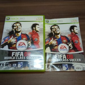 Xbox360【FIFA08 ワールドクラスサッカー】箱付属品つき 全年齢対象