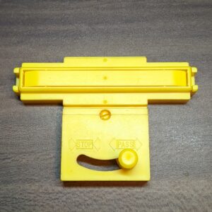 ​【ブロック玩具】カワダダイヤブロック ​ストップレール イエロー×1