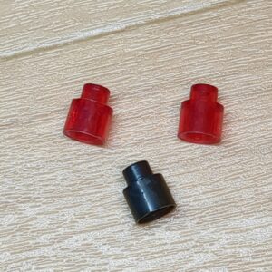 【ブロック玩具】カワダブロック  丸型ライト レッド×2 ブラック×1