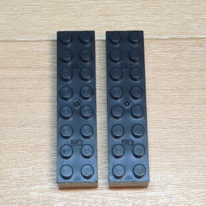 【ブロック玩具】カワダブロック  2×8ブロック ブラック×2