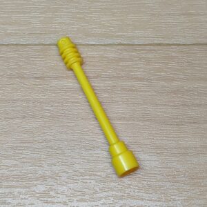 【ブロック玩具】カワダブロック マスト(支柱)パーツ イエロー×1