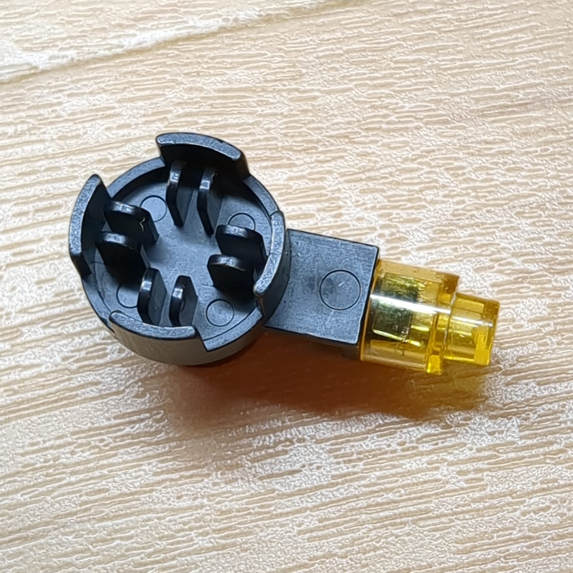 【ブロック玩具】カワダブロック 蒸気機関車煙突.ライト×1 - 画像 (2)