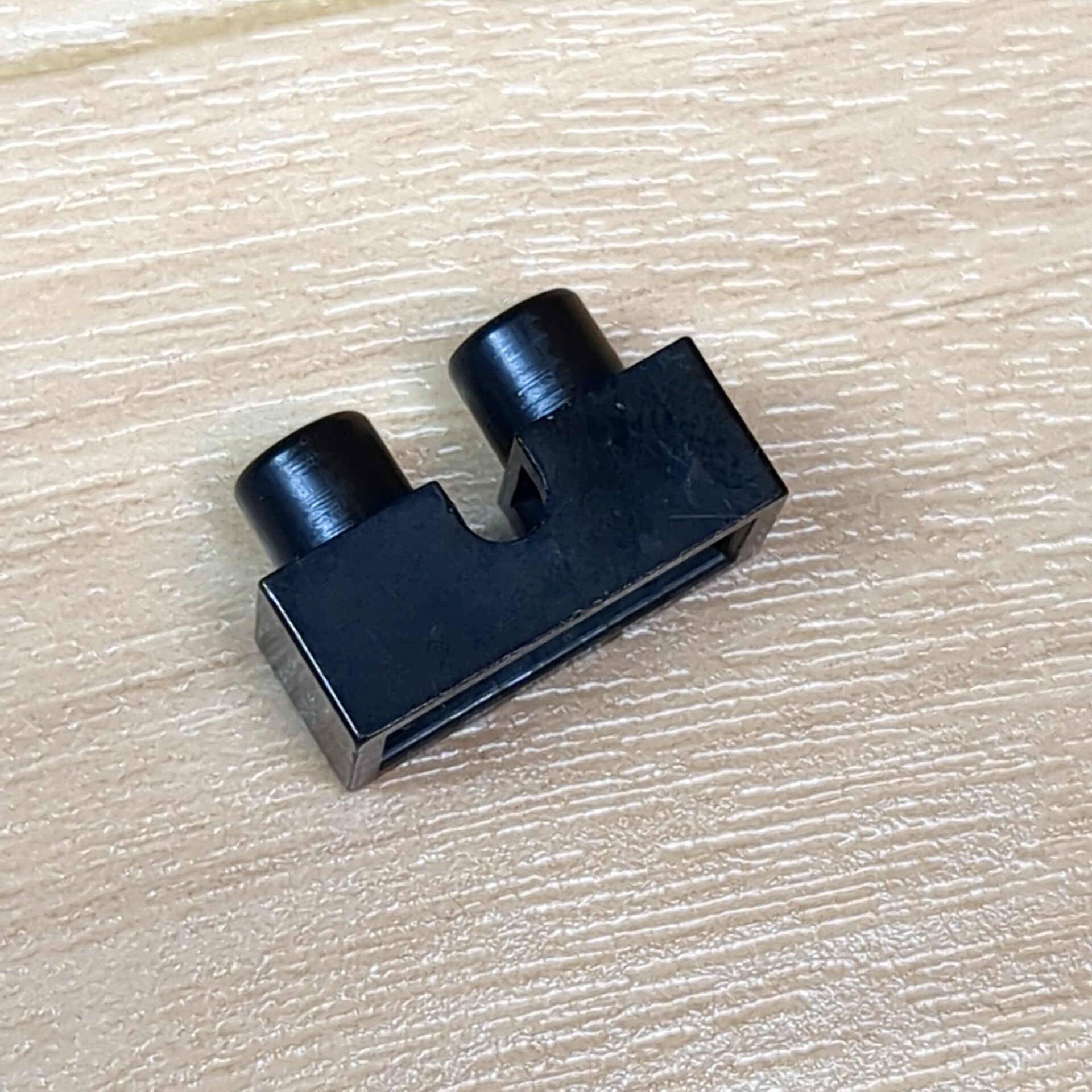 【ブロック玩具】カワダブロック 車輪受け(またはタイヤ受け)ブラック×1