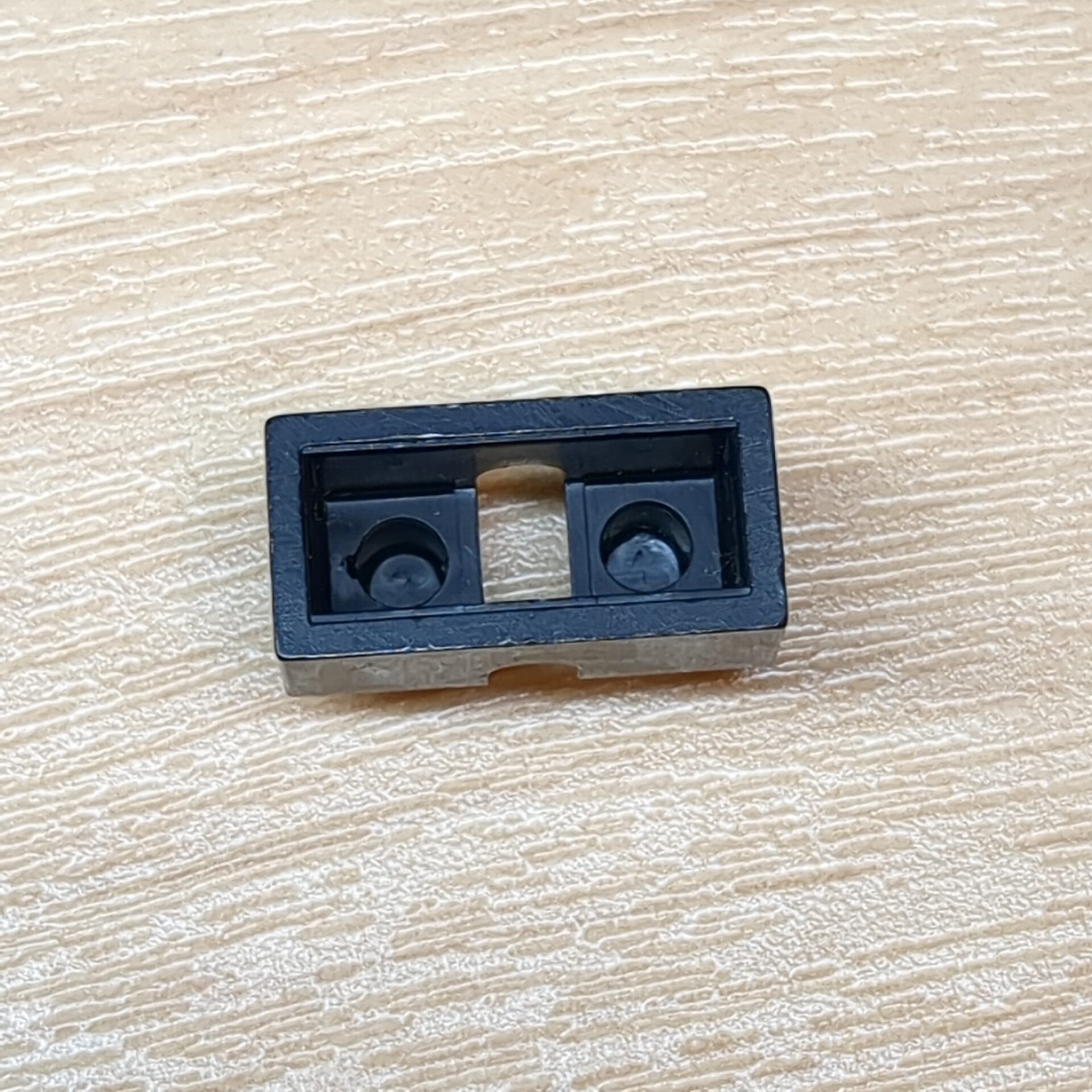 【ブロック玩具】カワダブロック 車輪受け(またはタイヤ受け)ブラック×1 - 画像 (3)