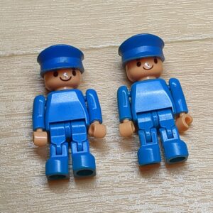 【ブロック玩具】カワダブロック ミニフィグ 運転士×2
