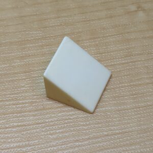 【ブロック玩具】カワダブロック 屋根ブロック 1×1（ピラミッド型）ホワイト×1