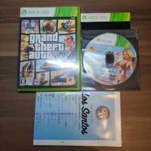 【DISC1のみ】Xbox360【グランド・セフト・オートV】箱付属品つき