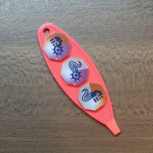 【ポケットモンスター玩具】カスタムピック兼用チップフォルダー.カスタムチップ(レッド)