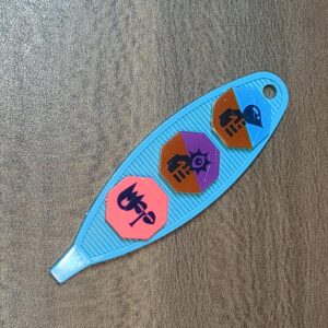 【ポケットモンスター玩具】カスタムピック兼用チップフォルダー.カスタムチップ(ブルー)