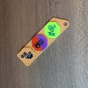 【ポケットモンスター玩具】C1ランナー用チップフォルダー.カスタムチップ(ベージュ)