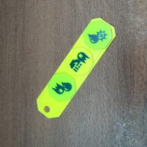 【ポケットモンスター玩具】F1ランナー用チップフォルダー.カスタムチップ(イエロー)