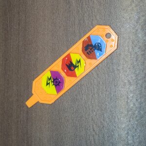 【ポケットモンスター玩具】D1ランナー用チップフォルダー.カスタムチップ(オレンジ)