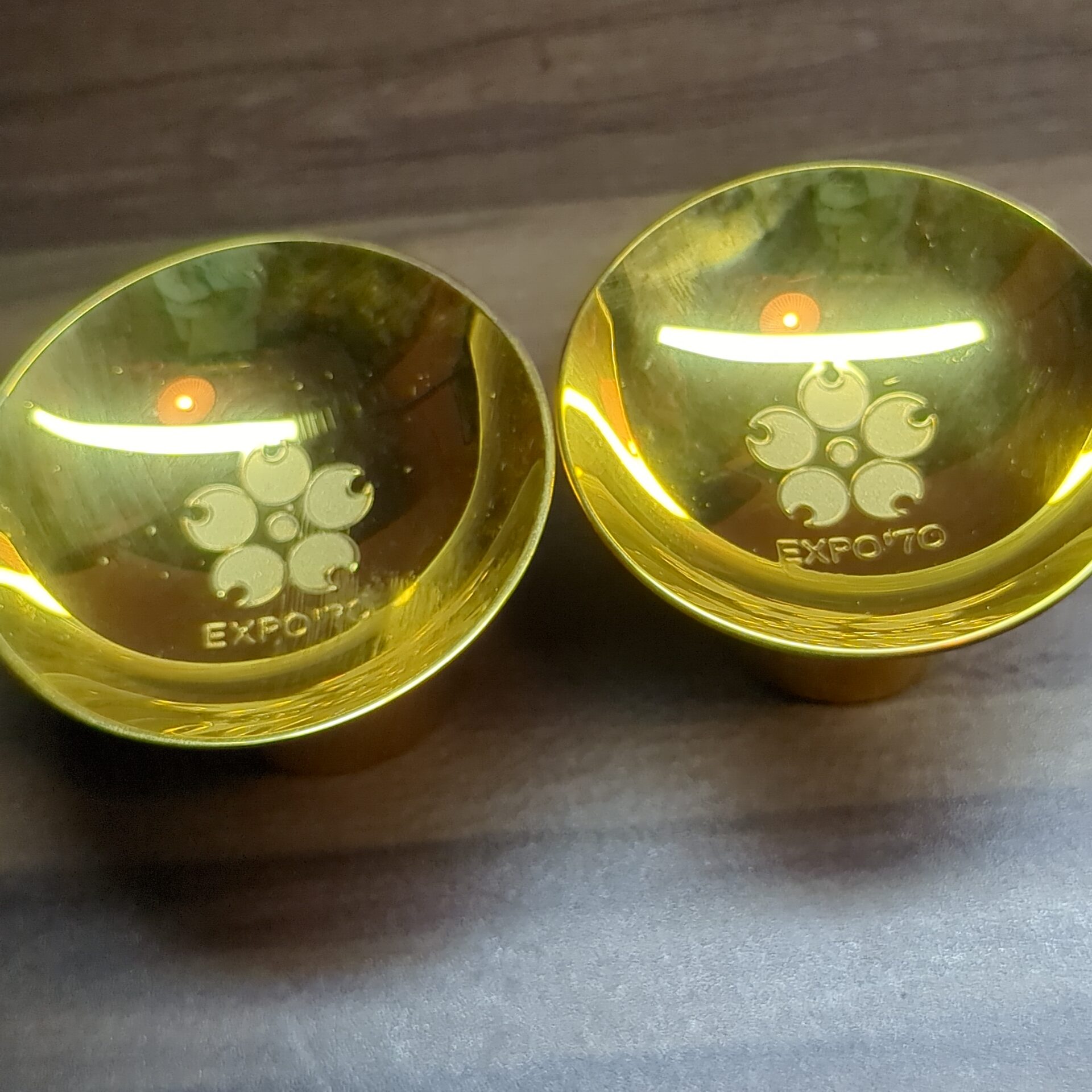 【1970年大阪万国博覧会】金杯×2 天賞堂箱入り - 画像 (6)